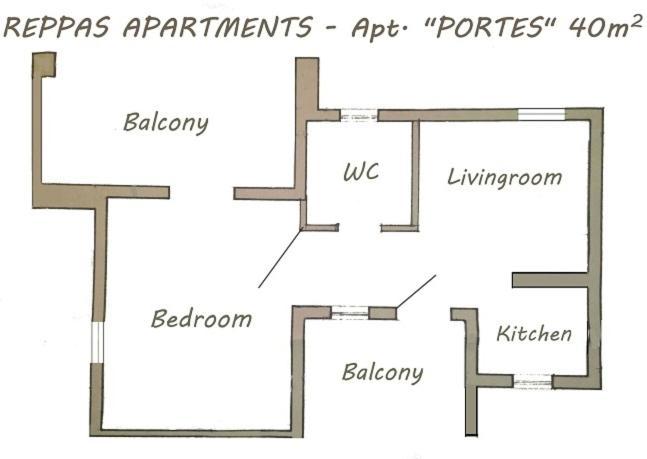 Paros Reppas House "Portes" 외부 사진